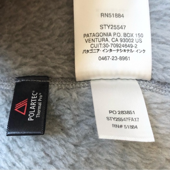 Patagonia Re-Tool Polartec Fleece Vest 25547 Grey Gray Teal Elwha Women’s Medium - Picture 10 of 14